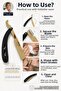 Professional Barber Razor, Gold Steel Folding Beard and Nape Drawing Knife 723252 - 3