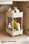 2-Tier Kitchen and Bathroom Organizer Shelf Cream |   Under Cabinet, under Countertop, under Sink Organizer |   Spice Rack, Detergent Holder, Cosmetic and Makeup Organizer Multi-Purpose Shelf Set, Sink Organizer
