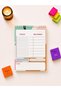 A5 Spiral-Bound, 60 Sheets, 1 Sheet of Stickers, Daily Planner - 2