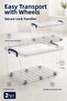 42 Lt Toy Storage Box with 2 Wheels, Toy Organizer-Children's Room Organizer - 6