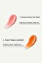 Juicy Glow Lip Duo, Guava Glaze Balm + Peach Glaze Balm |   Shea Butter, Squalane, Ceramide - 2