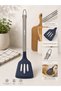 Premium 7 Piece Silicone Ladle Set (34 Cm, Stainless Steel Handle) - 2