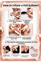 -5- Age Pink Number Gold Bow Foil Balloon Set - 2