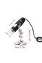 1600x Usb مجهر رقمي كاميرا المنظار 8led المكبر حامل معدني - 5