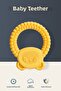 Baby Teething Ring Baby Toy - Teether, Teething Pad, Teething Ring - Orange