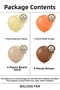 Sunshine Concept 20-Piece Macaron Yellow Pastel Orange Sea Sand Brown Birthday Balloon Set - 3