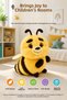 40 cm Bee Figured Plush Toy Soft Textured Yellow Brown Adorable Children's Toy Playmate! - 5
