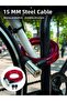 Durable Bicycle and Scooter Security Lock with Metal Lock Head -