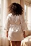 White Satin Woven Bride Embroidered Plus Size Dressing Gown Tbbss26Sb00001 - 3