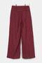 Bordo Bel Detaylı Wideleg Pantolon TWOSS26PL00227 - 7
