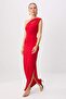 Kırmızı Omuz Cut Out Detaylı Maxi Sandy Abiye & Mezuniyet Elbisesi TPRSS26AE00141