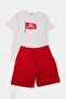 Red-White Regular as Flag Printed Knitted Pajamas Set Tmnss26Pt00069 - 2