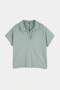 Haki Regular/Normal Kalıp Polo Yaka Düşük Kol Örme Büyük Beden T-Shirt TBBSS26BF00096 - 5