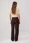 Kahverengi Wide Leg/Geniş Paça Dokuma Pantolon TWOSS24PL00084 - 4