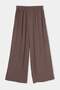 Light Brown Wide-Leg Draped Satin Trousers Tdrss26Pl00062 - 7