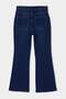 Koyu Mavi Orta Esnek Yüksek Bel Crop Flare Jeans TWOAW27JE00046 - 9