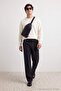 Siyah Kot Görünümlü Straight Fit Erkek Pantolon TMNAW27PL00003 - 8