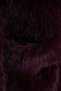 Bordo Kemerli Suni Kürk Oversize Midi Kaban TWOAW27KB00012 - 8