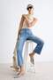 Mavi Orta Esnek Yüksek Bel Crop Flare Jeans TWOAW27JE00046