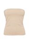 Kahverengi-Bej 2'Li Paket Fitted Crop Esnek Örme Bluz TBBSS26AF00083 - 11