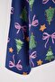 Navy Blue New Year's Belmando Woven Pajama Set Thmaw26Pt00060 - 3