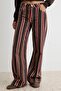 Çok Renkli Çizgili Normal Bel Wide Leg Jeans TWOAW27JE00118 - 3