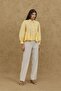 Bürümcük Godeli Shirt Yellow - 4