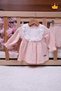Baby Girl Summer Clothes Muslin Smocked Shorts Set 22410 - 3