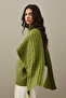 Hair Braid Knitted Sweater Oil Green - 5