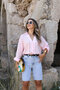 Bermuda Jean Shorts - Blue - 3