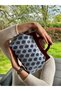 Raphael - Wooden Scholar Fabric Bag, Clutch, Handbag, Portfolio, Women's Bag, Handbag - 3