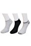 Women's Patterned Cotton Booties Socks Set of 3 - 4