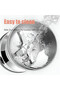Stainless Steel Multifunctional Mini Electric Grinder Silver/Black - 4