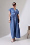 Women's Denim-Jeans Tencel Gilet Dress - 5