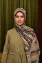 مجموعة New Collections شال ناعم بلون القهوة 3047-12 - 4