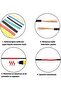 328Pcs Colorful Heat Shrink Tubing Set Cable Protector Cable - 8