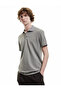 Pique Fabric Short Sleeve Slim Fit Polo Neck T-Shirt - 2