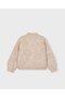 Girl's Button Detailed Knitted Cardigan 2-10 Years Cream - 3