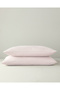 Pure Cotton 2-Piece Pillowcase 50X70 cm Dusty Pink - 3