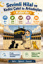 54 Piece Educational Wooden Puzzle & Jigsaw Cute Crescent and Cat with Their Friends at the Kaaba