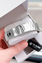 Exclusive Men's Wristwatch 3 Atm Water Resistant Silver Color Steel Band Dke2122C1 - 6