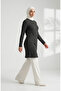 Bubble Fabric Relaxed Fit Tunic 0506-03 Black - 2