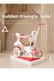 4-in-1 Kids Tricycle, Foldable Pedal Bike with Push Handle & Storage Basket for Ages 1-6
