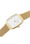 V267Lxgimg Wicker Steel Quartz 27 mm Gold Women's Wristwatch - 4