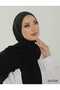 وشاح رأس من القطن الممشط ذو ملمس ناعم - أسود- - 3