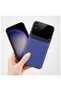 Xiaomi Redmi 7A Compatible Case Lens Leather Case Navy Blue - 3