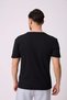 Men's Henley Collar Short Sleeve Casual Basic Black T-Shirt Made of 100% Cotton Textured Fabric - 6