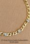 Steel Bracelet - Evil Eye Beaded Chain Bracelet Does Not Tarnish Fade 316L Steel Bracelet 17+5cm - 2