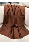 Silk Hand Made Voile Jacquard Shawl with Rose Pattern - 8