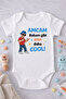Amca Baby Zibini with the Text Like Dad Written on It, Gift Zibin
